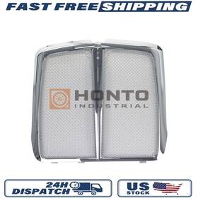 T660 Honto 717839984417 Chrome Grille For Kenworth Models With Bug Mesh Screen 2008-2016