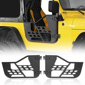 1009101210020536 Hooke Road Fit 97-06 Jeep Wrangler Tj Front Rear Bumper Side Step Fender Flare Half Door