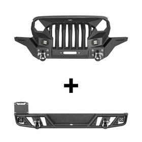 30203063 Hooke Road Madmax Front Winch Bumper Or Tubular Rear Fit Jeep Wrangler Jl 2018-2025