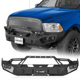 62036025 Hooke Road For Dodge Ram 1500 2009-2013 - Bumper Roof Rack And Side Steps Kit