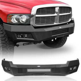 Hooke Road 646061626364 Off-road Front Or Rear Back Bumper With Led Light For 2003-2005 Dodge Ram 2500 3500