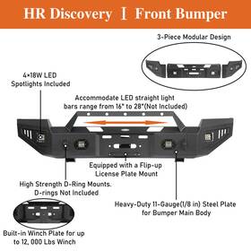 64656463 Hooke Road Fit Dodge Ram 2500/3500 2003 2004 2005 Steel Front Winch Bumper Or Rear