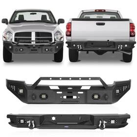 65056504 Hooke Road Fit Ram 1500 2006 2007 2008 Truck Off-road Steel Front Bumper Rear Bumpers