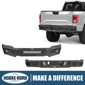 Hooke Road 797034989417 Textured Steel Front Bumper Rear For Ford F-150 2018-2020