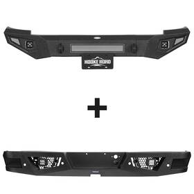 Hooke Road 797034993643 Fit Chevy Silverado 1500 2007-2013 Steel Front Bumper Rear Bars Combo