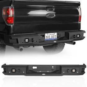 8203s8214s Hooke Road 2-in Class 3 Trailer Hitch Receiver Rear Bumper Towing For 2009-2014 Ford F150