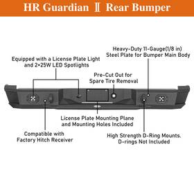 90809083 Hooke Road Sturdy Steel Front/rear Bumper For Chevrolet C/k 1500/2500 1988-1998 Fleetside