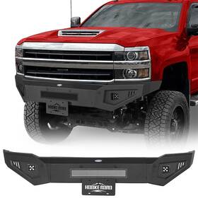 9534 Hooke Road Steel Front Bumper With Led Lights For Chevrolet Silverado 2500/3500 Hd 2015-2019