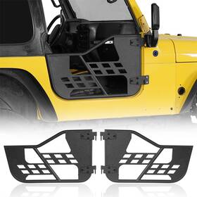 Bxg.1005 Hooke Road Steel Offroad Armor Tube Half Door Tubular Doors For Jeep Wrangler Tj 1997-2006