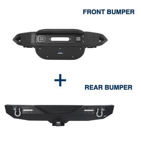 Bxg.2030 Hooke Road Bxg.2032 Fit 2007-2018 Wrangler Jeep Jk Stubby Front Bumper Classic Rear Combo