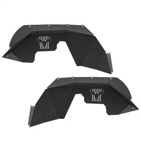 Bxg.2114-s Hooke Road Bxg.2117-s/bxg.2114-s Aluminum Front Fender Liners / Rear Fit 2007-2018 Jeep Wrangler Jk