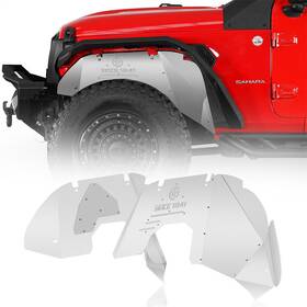 Bxg.3072-s Hooke Road Bxg.3071-s/bxg.3072-s Fit 18-24 Jeep Wrangler Jl Aluminum Inner Front Fender Liners /rear Liner