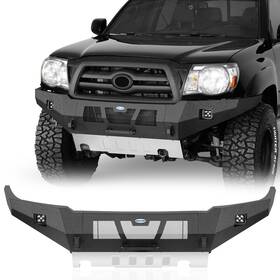 Bxg.4038-s Hooke Road Fit Toyota Tacoma 2005-2011 Powder Coat Finsh Front Bumper With License Plate Mount
