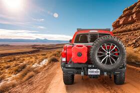 Bxg.4215-s Hooke Road Multifunctional Steel Rear Bumper With Spare Tire Carrier Fit 16-23 Toyota Tacoma