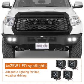 Hooke Road Bxg.5023 Front Bumper Bar Factory-integrated Widebody Design For Toyota Tundra 2014-2021
