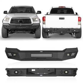 Bxg.5200 Hooke Road Bxg.5201 Steel Front Rear Step Bumper Bars Assembly With Led Lights Fit 2007-2013 Tundra