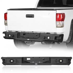 Bxg.5201-s Hooke Road Bxg.5205-s/ Steel Front Winch Bumper / Rear Back Fit 2007-2013 Toyota Tundra Trucks