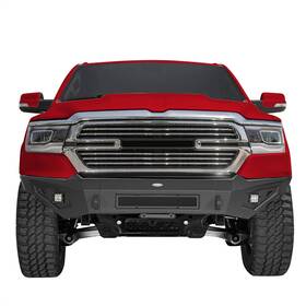 Bxg.6033 Hooke Road Bxg.6030 Combo Steel Front And Rear Bumper With 4x 18w Led Lights For 2019-2024 Dodge Ram 1500