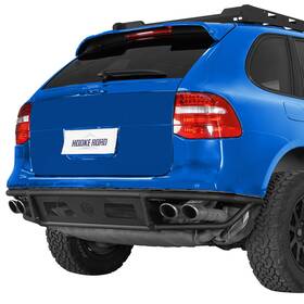 Bxg.7202-s Hooke Road Offroad Textured Steel Rear Back Bumper Fit 2008 2009 2010 Porsche Cayenne 957