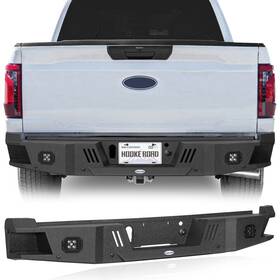 Bxg.8302 Hooke Road One-piece Rear Bumper Fit 2021 2022 2023 2024 Ford F-150 No Raptor And Tremor