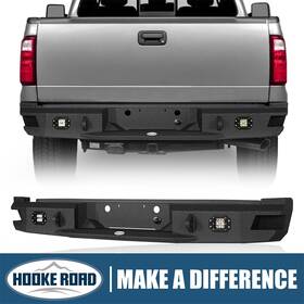 Bxg.8523 Hooke Road One-piece Steel Rear Bumper Replacement For 2011-2016 Ford F-250 F350