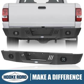 Bxg.8820 Hooke Road Guardian Steel Rear Back Bumper For 1993-2011 Ford Ranger Fleetside