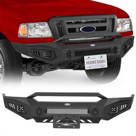 Bxg.8822 Hooke Road Fit Ford Ranger 1998-2011 Hr Guardian Off-road Front Bumper Bar Textured Steel