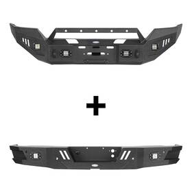 Bxg.9026 Hooke Road Fit Silverado 1500 2016 2017 2018 Heavy Duty Steel Front Bumper Rear Bumpers