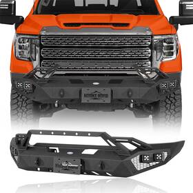 Bxg.9206 Hooke Road Front Bumper With Winch Plate Fit 2020-2023 Gmc Sierra 2500hd 3500hd Trucks Pickup