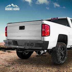 Bxg.9530 Hooke Road Rear Bumper Fit Chevy Silverado 2500hd 3500hd Gmc Sierra 2011-2019