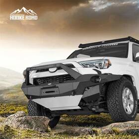 Bxg.9814-s Hooke Road Fit 14-24 Toyota 4runner Discovery Full Width Front Bumper With Winch Plate And Light