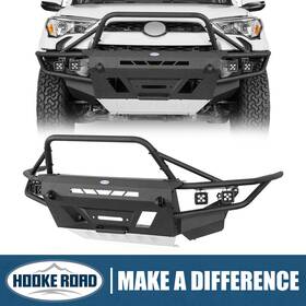 Bxg.9815-s Hooke Road Assembly Steel Front Bumperw/ 25w Led Spotlights Fit 2014-2024 Toyota 4runner