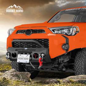 Bxg.9818-s Hooke Road Fit 2014-2024 Toyota 4runner Hr Blink Stubby Steel Front Bumper With Winch Plate