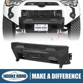 Bxg.9819-s Hooke Road Fit 2014-2024 Toyota 4runner Blink Stubby Front Winch Plate Bumper Steel Black
