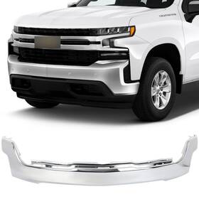 Hp128710a01 Hptour-autoparts Chrome For Chevy Silverado 1500 2019 2020 2021 2022 Front Bumper Face Bar