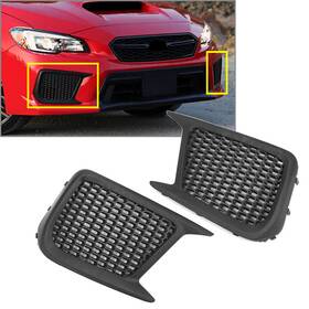 Hukyu 550725137210 Honeycomb Front Bumper Fog Light Grille Grill For Subaru Wrx Sti 2018-2021