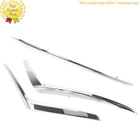 62072-5r60a Huorauto Front Bumper Trim Plates Protector Fits 2021-2023 Nissan Kicks Abs Plastic