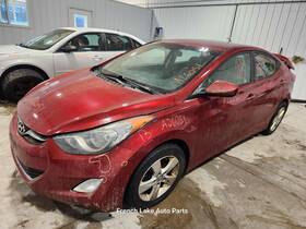 105-59786b Hyundai Front Bumper Assembly With Grille Tr4-ruby Fits 11-13 Elantra 1311056