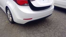 187-00735 Hyundai Local Pickup Only Rear Bumper Cover Sedan Upper Painted Us Built Fits 14-16 El