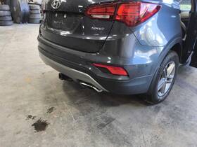 190-10161a Hyundai Local Pickup Only Rear Bumper Swb Sport With Park Assist Fits 17-18 Santa Fe 7