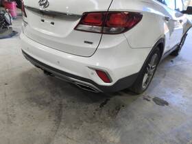190-10162a Hyundai Local Pickup Only Rear Bumper Lwb With Park Assist Fits 17-19 Santa Fe 684394