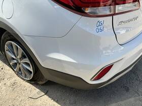 190-10162b Hyundai Rear Bumper Lwb Without Park Assist Fits 17-19 Santa Fe 829657