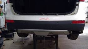 190-59185a Hyundai Rear Bumper Lwb With Park Assist Fits 13-16 Santa Fe 1444979