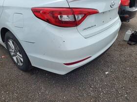 190-59297a Hyundai Local Pickup Only Rear Bumper Us Built Single Exhaust Fits 15-17 Sonata 121143
