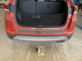 190-60204a Hyundai Rear Bumper With Park Assist Fits 16-18 Tucson 8008812