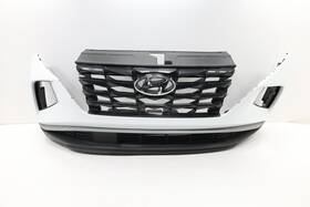 86511cw000bij Hyundai 2022 - 2024 Tucson Front Bumper Cover Panel Oem White Ww8