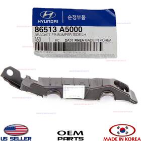 86513a5000 Hyundai Oem Front Bumper Support Bracket Retainer Left Driver Elantra Gt Hatchback 13-17