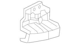86617-2w000 Hyundai Genuine Lower Bracket