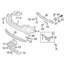 1125408306b Hyundai Oe For Sonata 2011-2022 Bumper Impact Bar Bolt