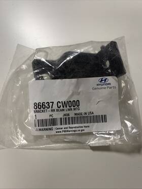 86637cw000 Hyundai Oem 2022 Tucson Rear Bumper Components-lower Bracket